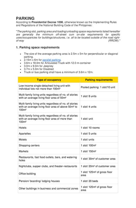 national building code parking requirements|Chapter 17.27 PARKING STANDARDS AND REQUIREMENTS.